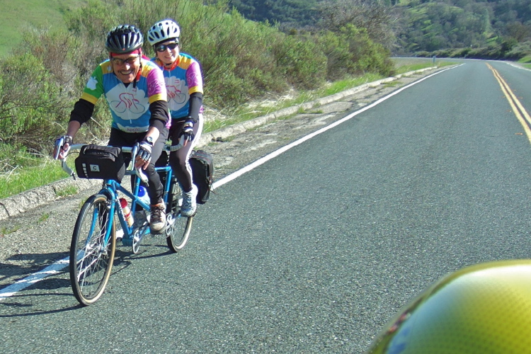 Passing again Joseph Maurer and daughter.
