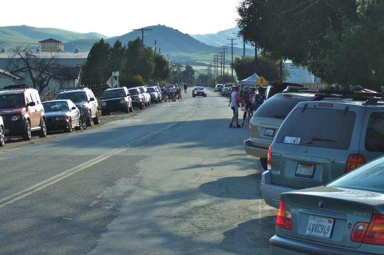Parking along Panoche Rd.