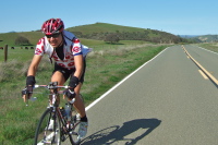 Riding up Rabbit Valley.