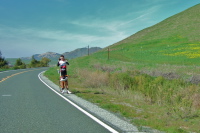 Photographing a photographer near Paicines.