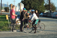 Andrea Ivan finishes.