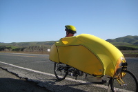 Bill gets ready to start.