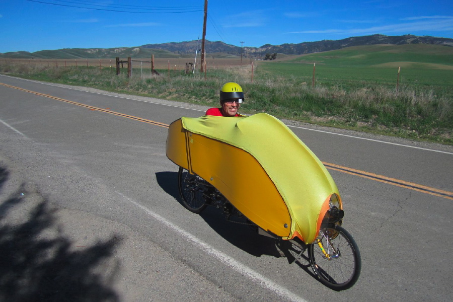 Bill at Bitterwater on the outbound leg.