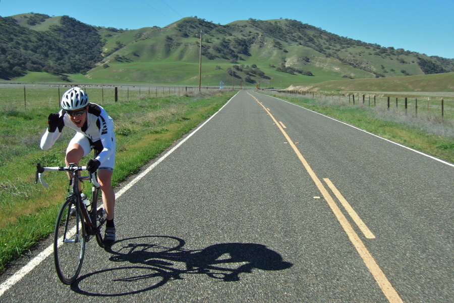 Tim Clark is still having fun near the southern end of the course.