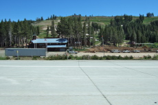 Passing Boreal Ridge ski resort