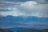 Mt. Tom is the large mountain above Bishop.  Mt. Humphreys is the high peak in the distance.