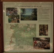 Kiosk for Michael's Summit Loop Trail
