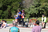 One of Michelle's colleagues speaks.