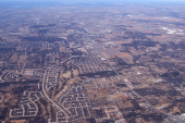 Suburban sprawl in the Fort Worth area.