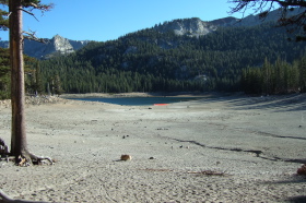 Horseshoe Lake has shrunk considerably.