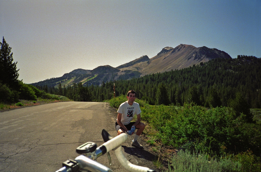 Mammoth Mountain from Minaret Vista.