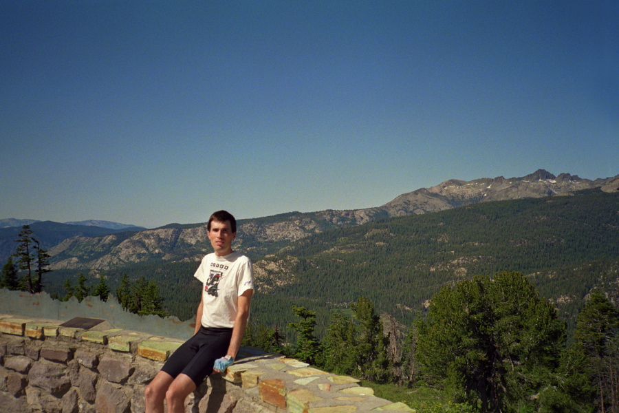 Bill at Minaret Vista.