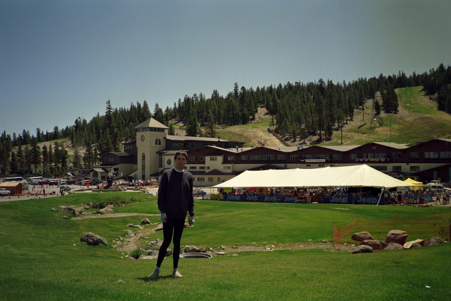 Bill at Mammoth Mountain MTB races.
