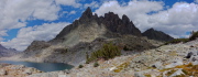 Volcanic Ridge Panorama from Cecile Lake