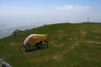 Bill's bike on Monument Peak. (2594ft)