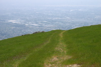 Starting down the Agua Caliente Trail. (2420ft)