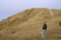 Bill near the top of the Horse Heaven Trail (2100ft)