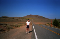 Bill at the Monitor Pass false summit.