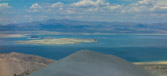 Mono Lake is in the background.