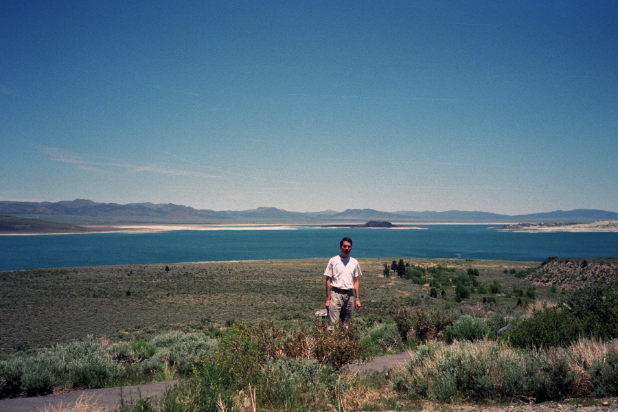 Bill at the Visitor's Center