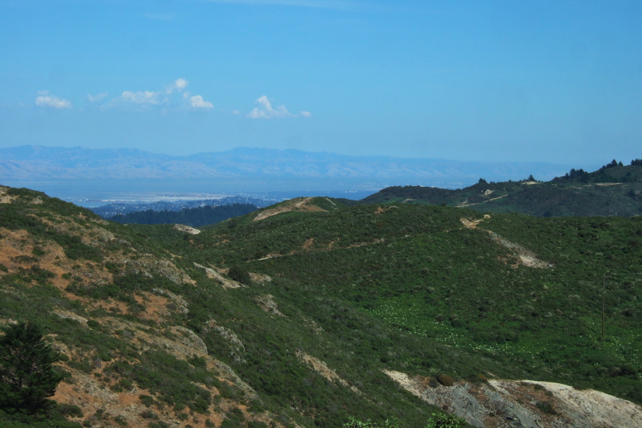 Mount Hamilton from Peak Mountain