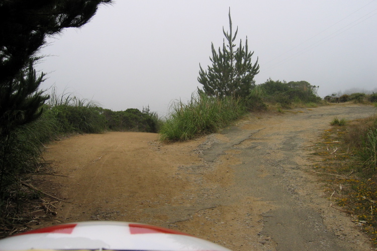 Fork in the road. (490ft)