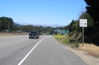 Exiting I-280 at Skyline Blvd. (510ft)