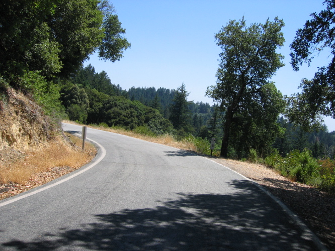 Skyline Blvd. south of Black Rd. (2420ft)