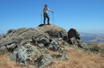 Bill on Monument Peak