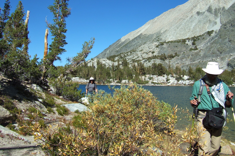 Stella and Frank at Chickenfoot Lake