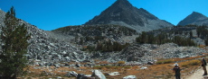 Stella and Frank approach Morgan Pass