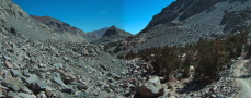 View east from Morgan Pass (11100ft)