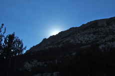 Sunset behind Mt. Starr