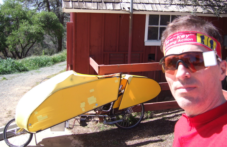Bill at Henry Coe State Park HQ.
