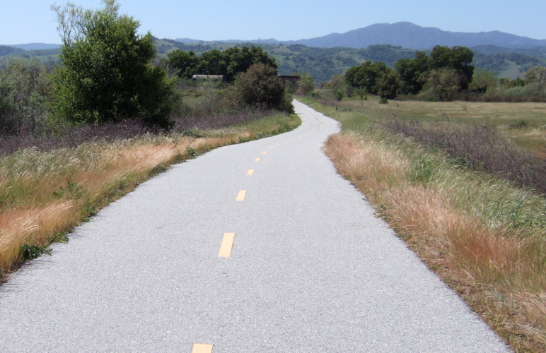 Coyote Creek Trail south of San Jose.