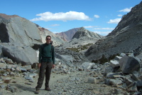 Bill at Morgan Pass.  View is toward the east.