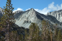 Lookout Peak (11902ft) from the Morgan Pass trail.