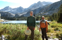 Bill and Frank at Long Lake (10550ft).