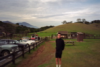 Bill at the Morgan Territory Preserve parking lot.