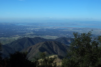 Carquinez Strait from Mt. Diablo.