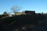 Passing the preserve parking lot.
