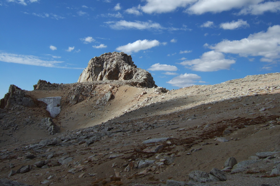 One last look back at the summit that looks like elephant's head