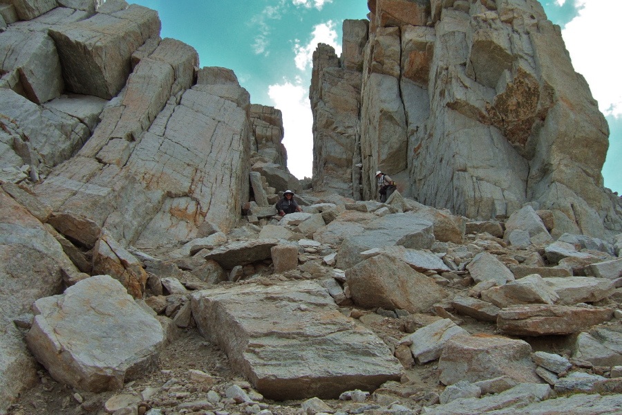 We descended through The Notch.