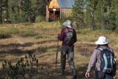 We arrive at the Carnegie Research hut