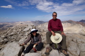 Stella and Bill on Mt. Conness summit