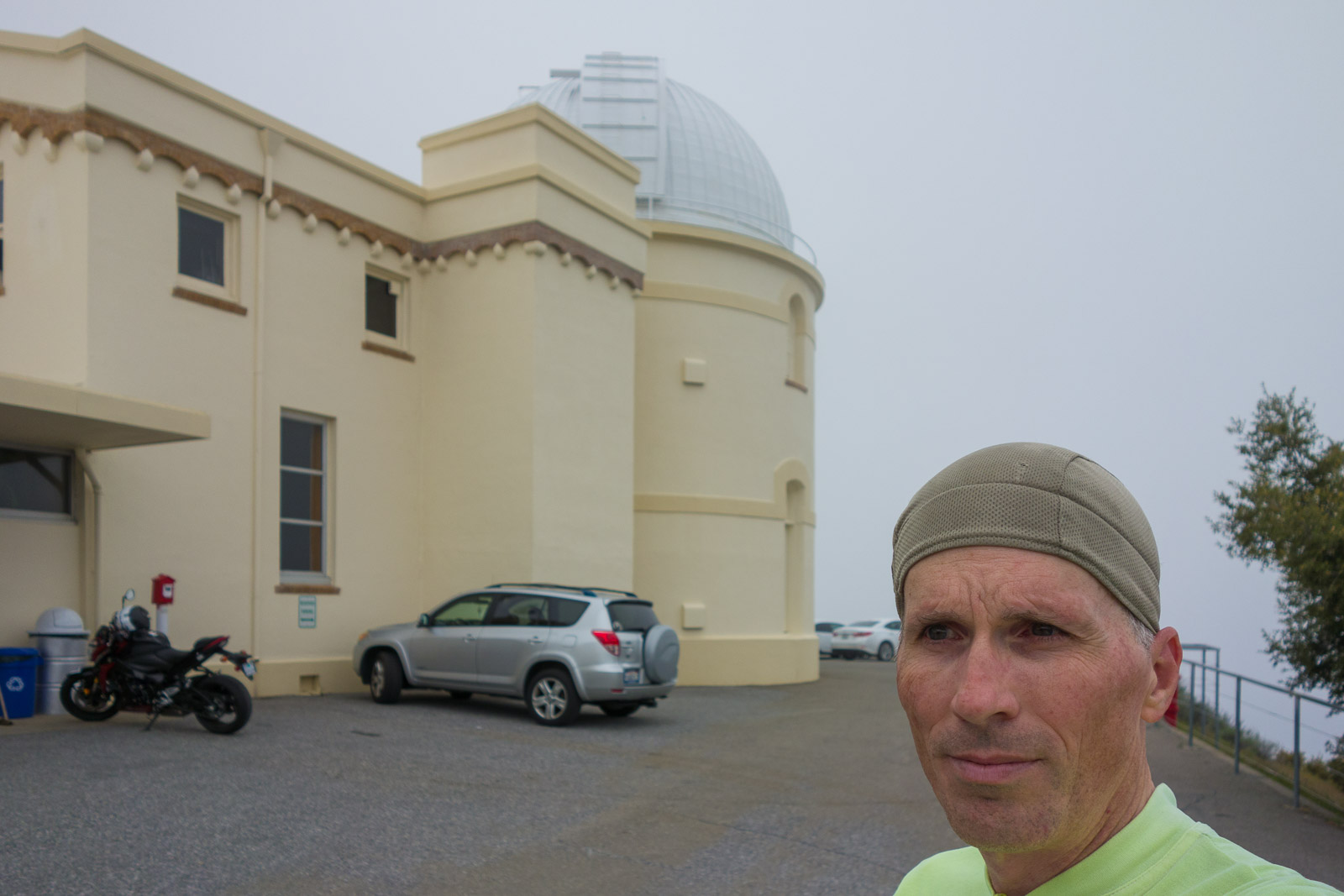 No views from within the clouds.