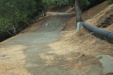 Steepest part of Crothers Road