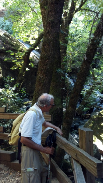 David at Cataract Falls viewpoint