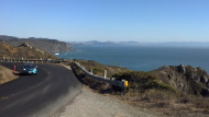 San Francisco from CA1 south of Stinson Beach