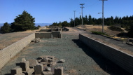 Old Air Force building foundations on West Peak